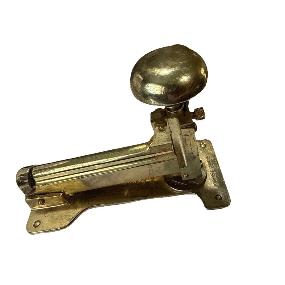 El Casco Stapler - Model M-15 - Gold Plated Made In Spain‎